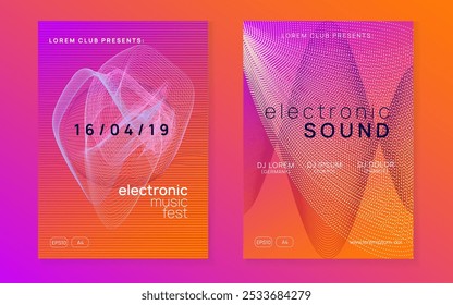 Discotheque Magazine. Trance Cover. Techno Festival Graphic. Violet Edm Event. Night Club Banner. Green Party Design. Nightclub Disco Invitation. Pink Discotheque Magazine