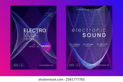 Discotheque Set. Electro Invite. Green Dj Flyer. Dance Design. Pink Edm Magazine. Electronic Disco Invitation. Sound Festival Element. Blue Discotheque Set