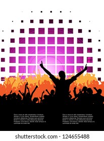 Discotheque. Vector