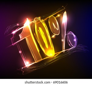 discount 10% "made of light" collection