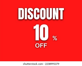 Discount up to 10% off  template Vector Image 
Discount up to 10% off Limited Time Only Vector Design Illustration.