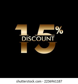 Discount up to 15% off Label Vector Template Design Illustration