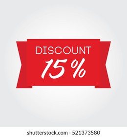 Discount 15% On Red Ribbon