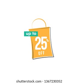Discount up to 25% off Vector Template Design Illustration