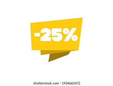 Discount up to 25% Vector Template Design Illustration