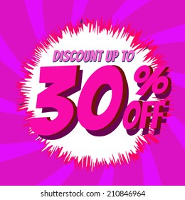 Discount up to 30% off Vintage Vector