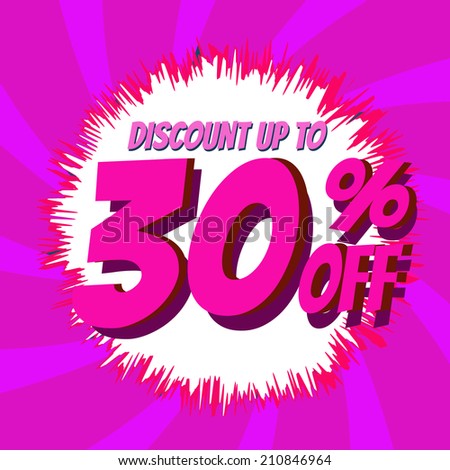 Discount up to 30% off Vintage Vector