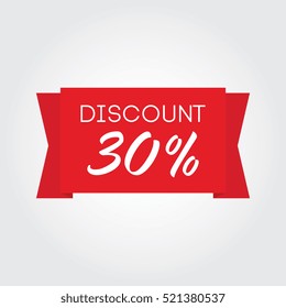 Discount 30% On Red Ribbon