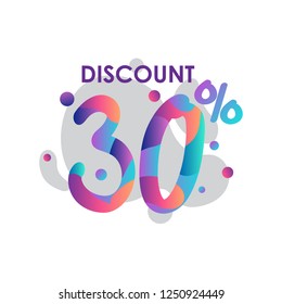 Discount 30 percent element