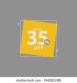 Discount up to 35% off Label Vector Template Design Illustration