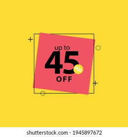 Discount up to 45% off Label Vector Template Design Illustration