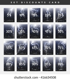 Discount from 5 to 99. Coupon set
