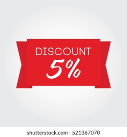 Discount 5% - Red Ribbon