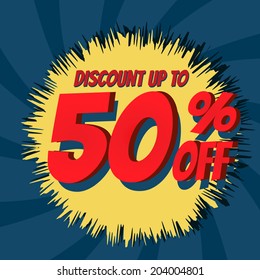 Discount up to 50% off Vintage Vector