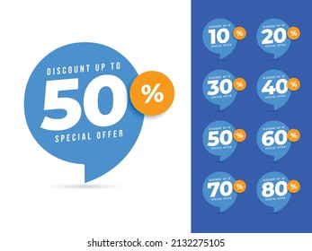 Discount up to 50% special offer banner template