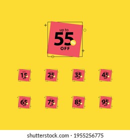 Discount up to 55% off Label Vector Template Design Illustration