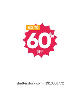 Discount up to 60% off Label Vector Template Design Illustration