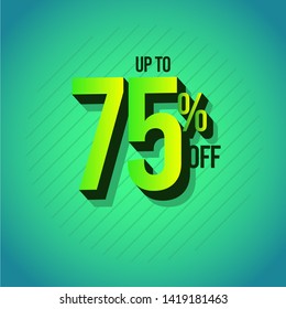 Discount Up to 75% off Label Vector Template Design Illustration