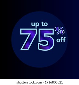 Discount up to 75% off Label Vector Template Design Illustration