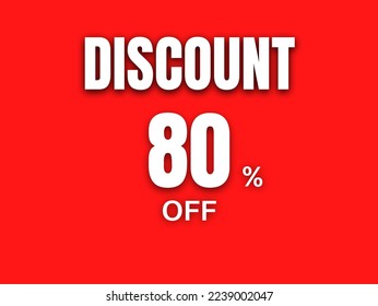 Discount up to 80% off  template Vector Image 
Discount up to 80% off Limited Time Only Vector Design Illustration.

