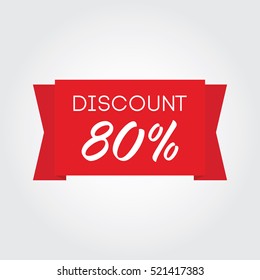 Discount 80% On Red Ribbon