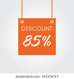 Discount 85% on board hanging orange