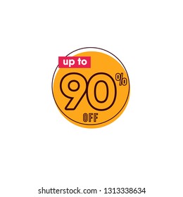 Discount up to 90% off Label Vector Template Design Illustration