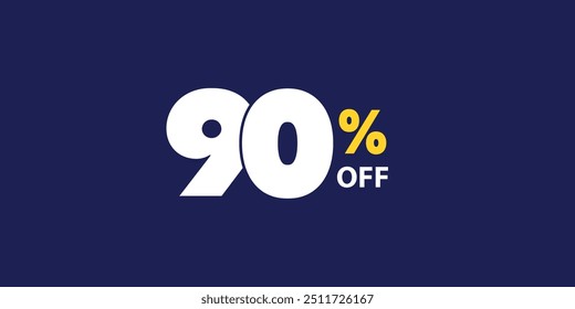 ( Descuento del 90% por ciento) Ilustración vectorial