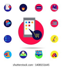 Discount, apps icon. Universal set of discount for website design and development, app development