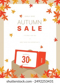 discount for autumn, coupon event