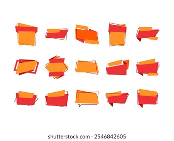 Discount Badge Design Element Set