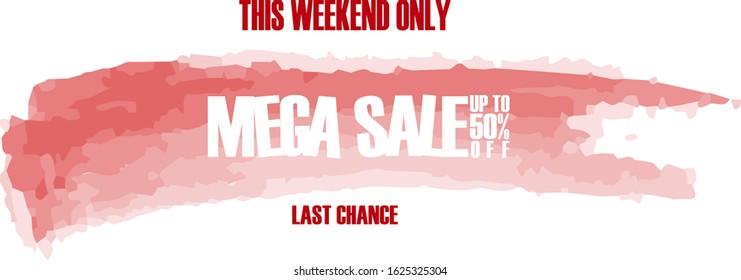 discount banner (50 percent), sale, coupon, 