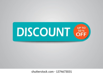 DISCOUNT banner eps10-Vector