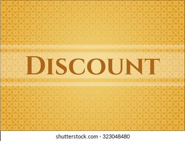 Discount banner or poster
