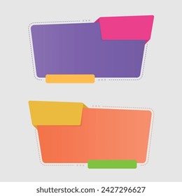 Discount banners sale colorful art design