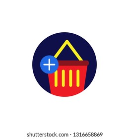Discount, basket icon. Element of color discount signt icon. Premium quality graphic design icon. Signs and symbols collection icon for websites, web design