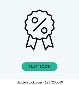 Discount black friday vector icon
