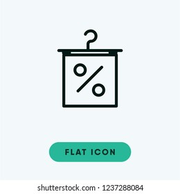 Discount black friday vector icon