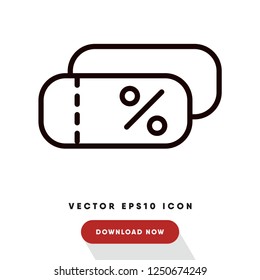 Discount black friday vector icon
