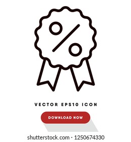Discount black friday vector icon
