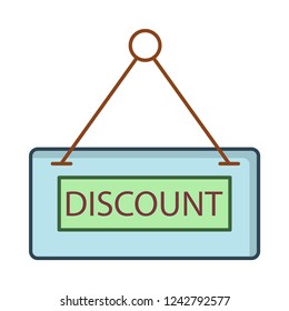 discount   board   hanging  