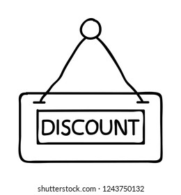 discount   board   hanging  