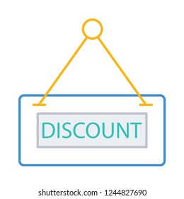 discount   board   hanging  