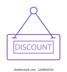 discount   board   hanging  