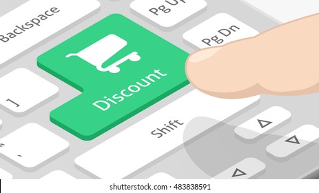 Discount Button on Keyboard