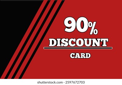 discount card 90% discount card 90% discount voucher 90% discount shopping card