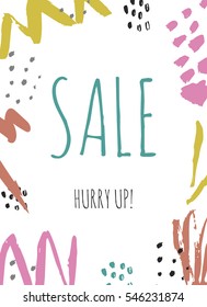 Discount card design. Can be used for social media sale website, poster, flyer, email, newsletter, ads, promotional material. Mobile banner template.