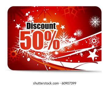 Discount card templates, vector illustration.