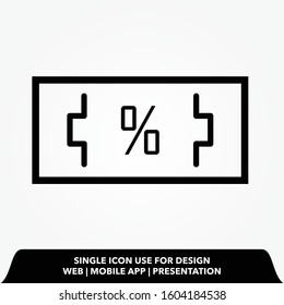discount cash icon design vector illustration