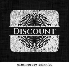 Discount chalkboard emblem